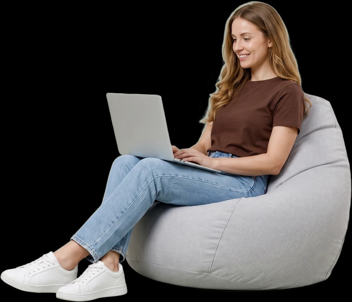 Frilansare som arbetar med sin laptop